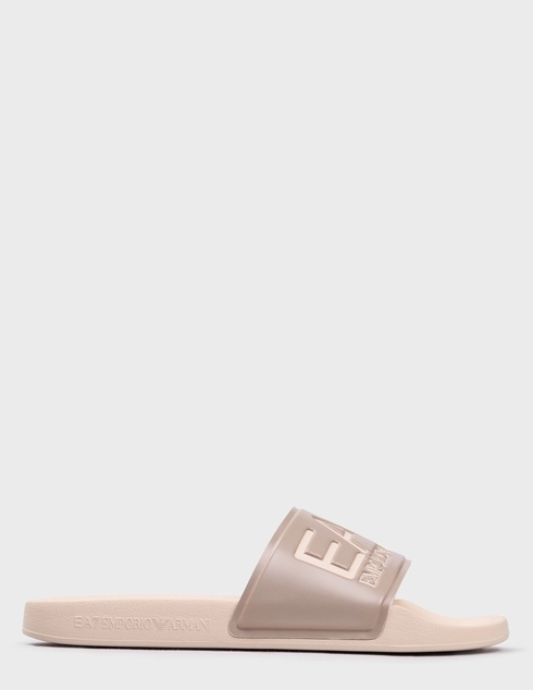 женские бежевые резиновые Шлепанцы Ea7 Emporio Armani 108-557_beige - фото-5