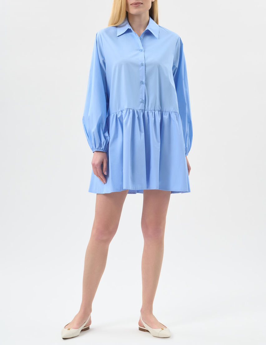 Kaos LE026-cotton-Azzurro_blue фото-2