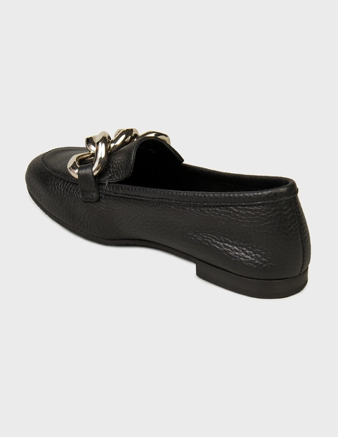 женские черные Лоферы Casadei AGR-158_black - фото-2