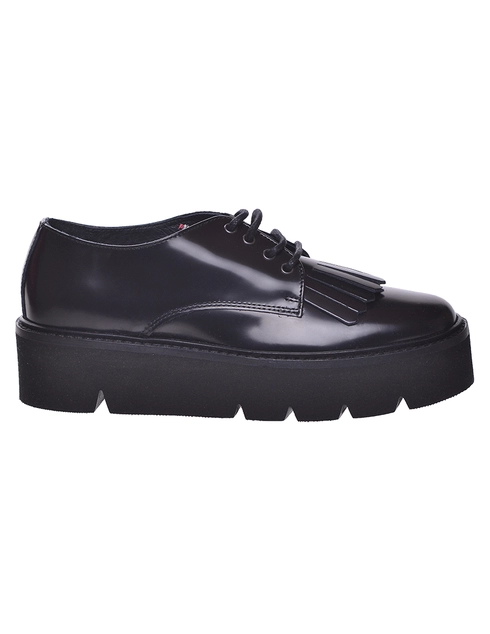 женские черные Дерби Logan 5532-black - фото-2