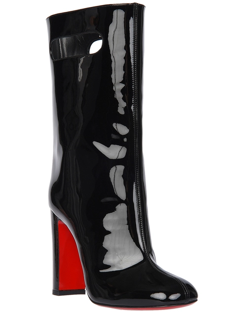 черные Полусапоги Christian Louboutin CL100BLK_black