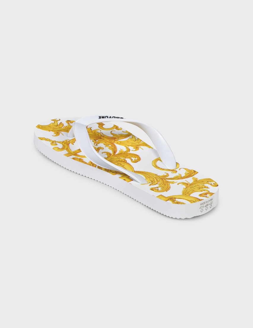 женские белые Пантолеты Versace Jeans Couture E0VWASQ771941MCI - фото-2