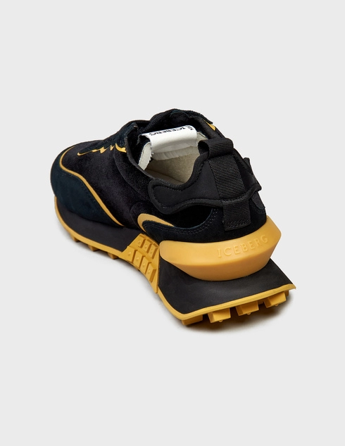 женские черные Кроссовки Iceberg 1865-vel-gold_black - фото-2