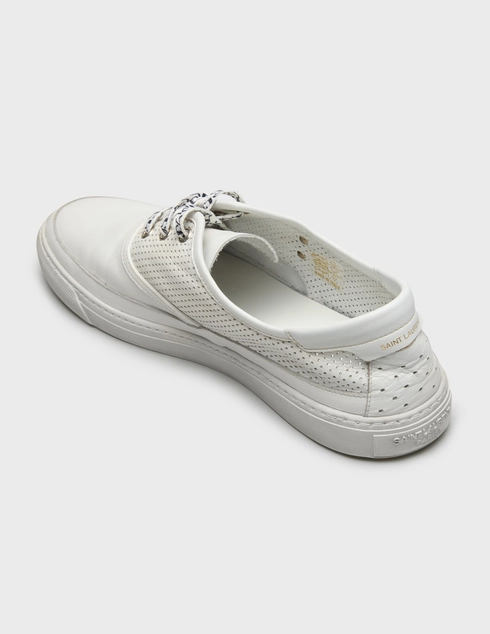 мужские белые Кеды Saint Laurent 557649-9030_white - фото-2