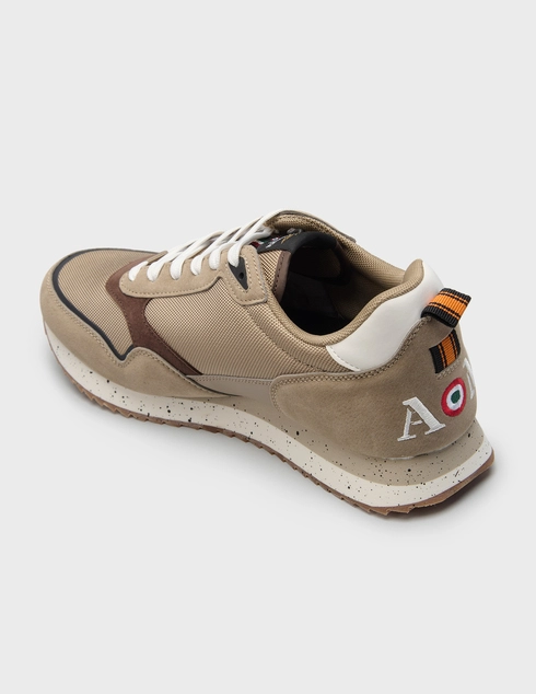 мужские бежевые Кроссовки Aeronautica Militare 3545-57504_beige - фото-2
