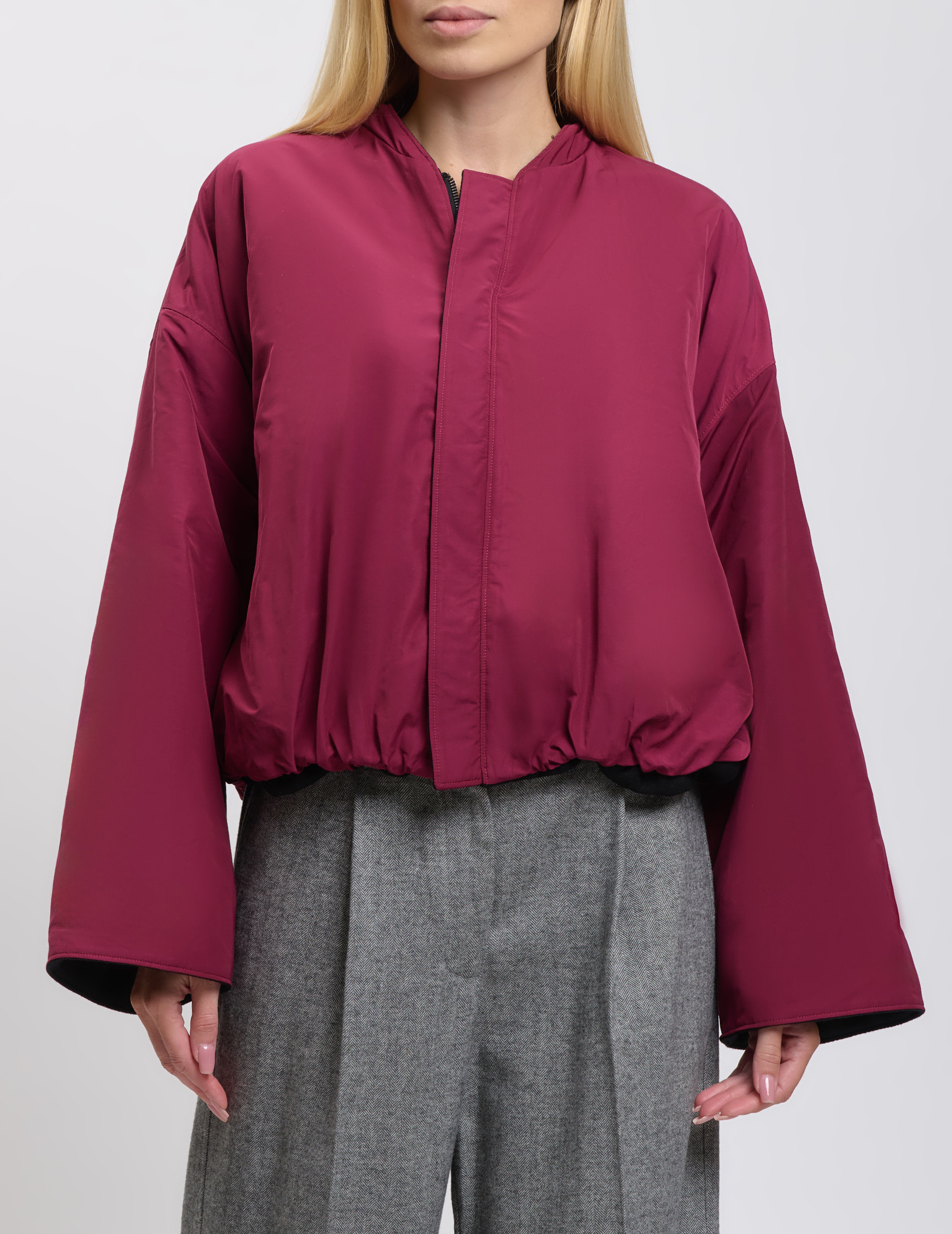 

Куртка, Черный;бордовый