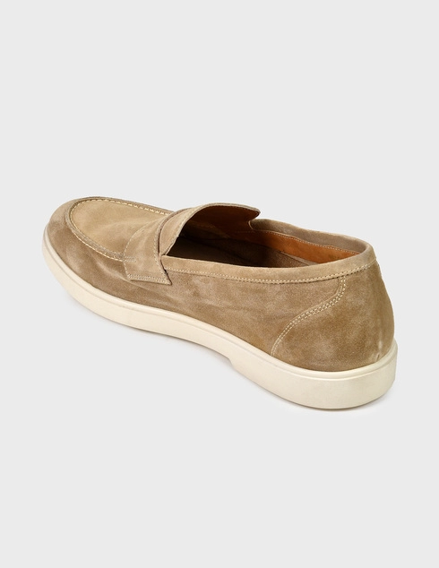 мужские бежевые Лоферы Giulio Moretti 9528З-vizon-beige - фото-2