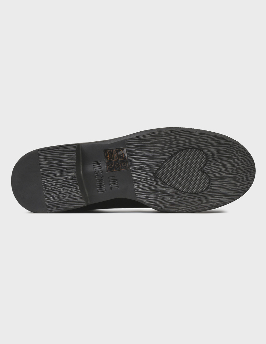 черные Дерби Love Moschino 10144_black размер - 39; 41