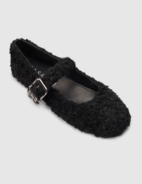 черные Балетки Casadei 298_black