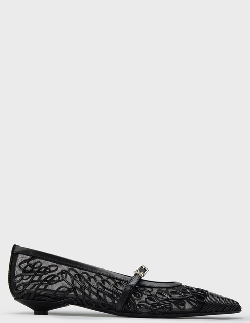 женские черные текстильные Туфли Sergio Levantesi fantasy6_black - фото-5
