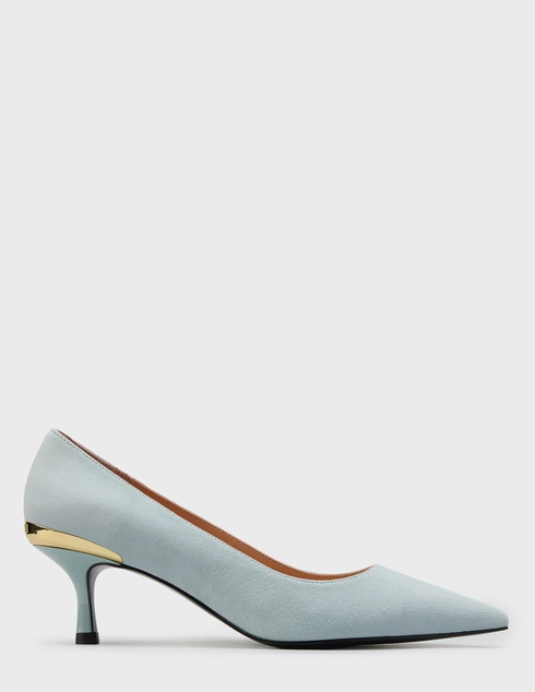 женские голубые замшевые Туфли Love Moschino JA10326G1OJA0701_blue - фото-5