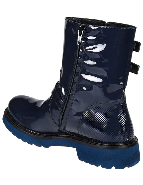 женские синие Ботинки Galliano 6904_blue - фото-2