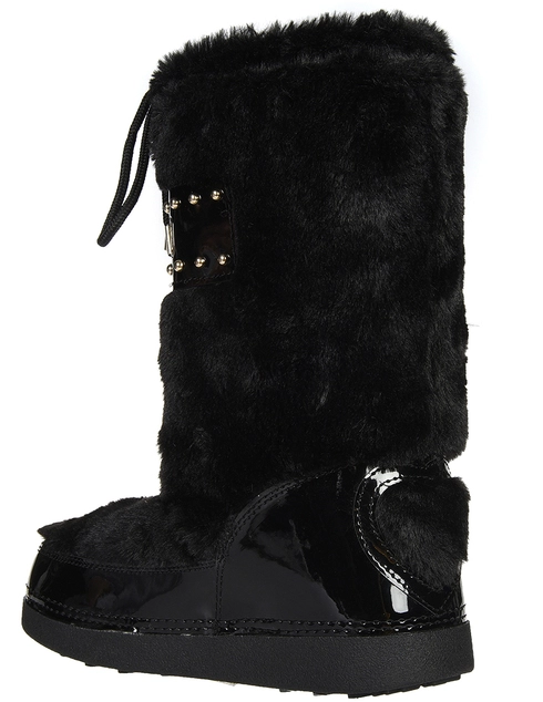 женские черные Сапоги Love Moschino AGR-24052_black - фото-2