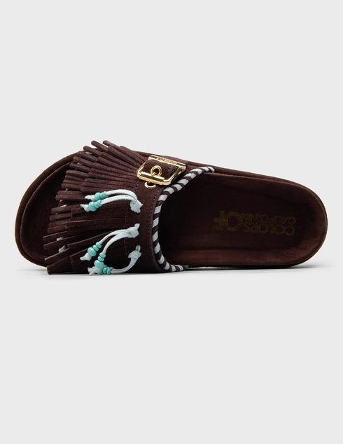 коричневые женские Шлепанцы Colors Of California 603-brown 8755 грн