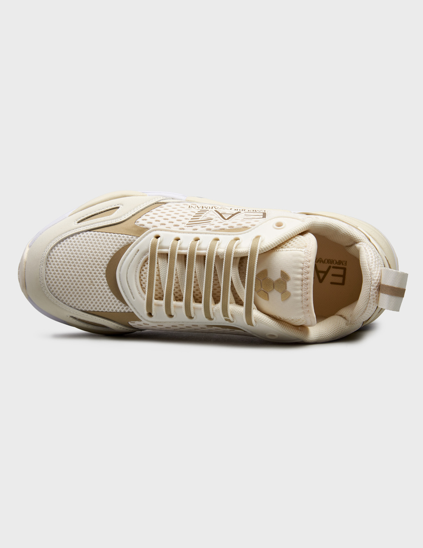 бежевые женские Кроссовки Ea7 Emporio Armani 159-666_beige 7910 грн