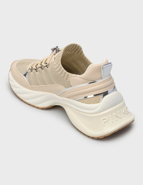женские бежевые Кроссовки Pinko SS0141P128-I35 - фото-2