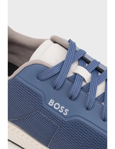 мужские голубые Кроссовки Boss HUGO_BOSS_11163 - фото-2