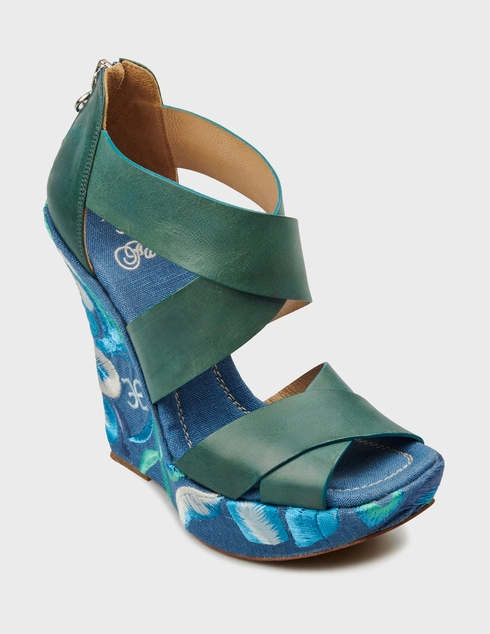 зеленые Босоножки Fabi 9427-green