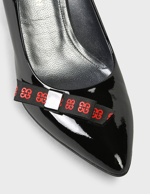 женские черные лакированные Туфли Giannini & ilari 7136-black - фото-5