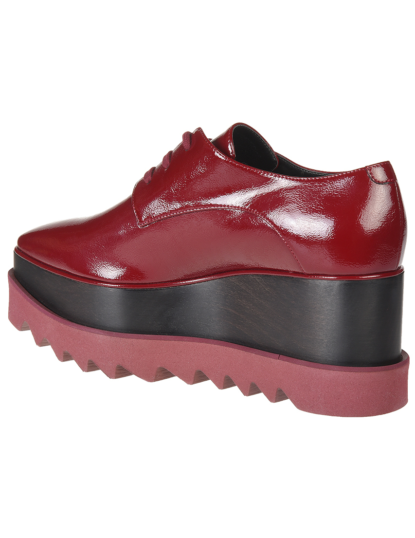 женские бордовые Туфли Stella Mccartney 363997-6112_bordo - фото-2