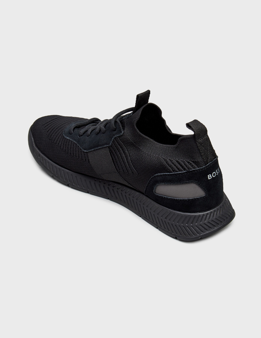 мужские черные Кроссовки Boss 5049824510232616-001 - фото-2