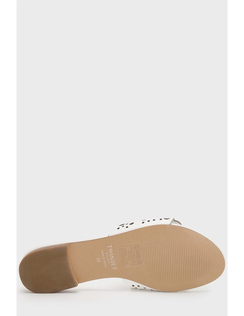 женские белые Шлепанцы Twinset TWIN_SET_2719 - фото-2