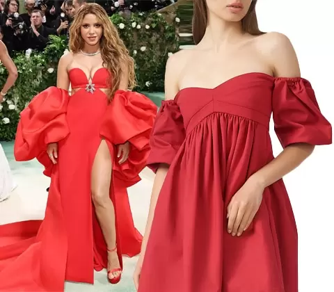  Шакира в платье от Carolina Herrera