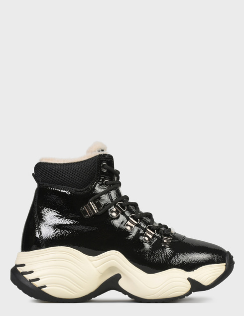 женские черные Ботинки Emporio Armani AGR-051-031-black - фото-6