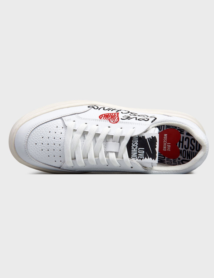белые женские Кеды Love Moschino 15224_white 8034 грн