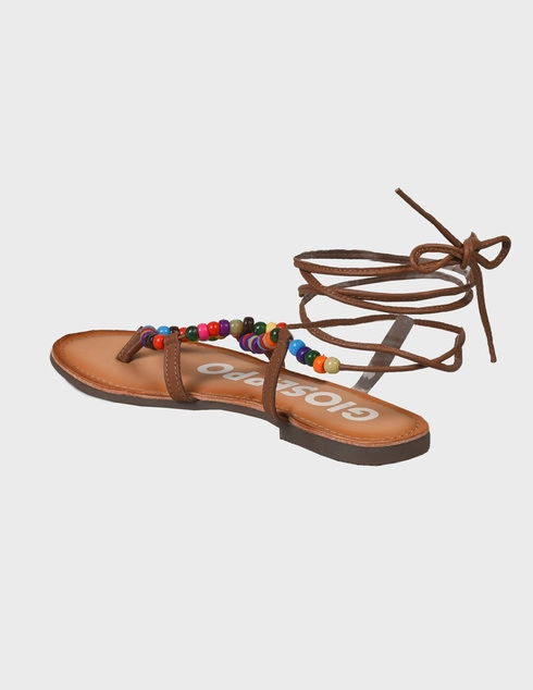 женские коричневые Сандалии Gioseppo 66032-P-multicolor-brown - фото-2