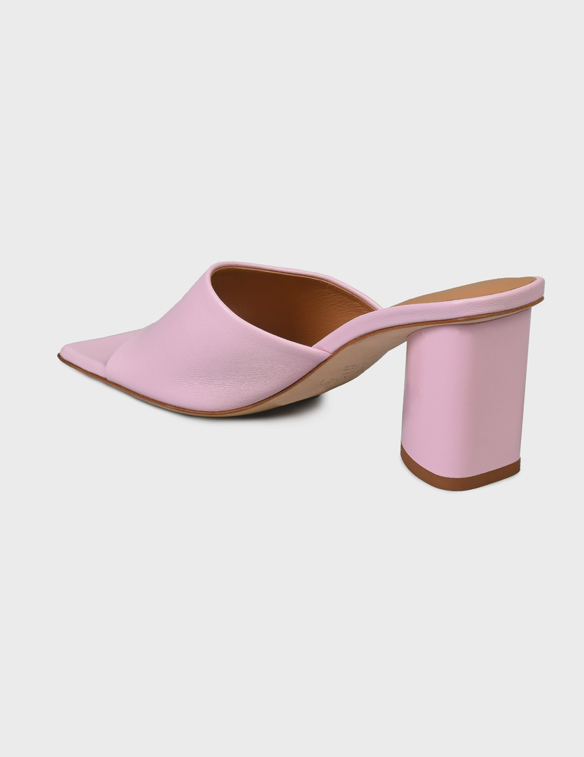 женские розовые Шлепанцы Twinset 221TCP082-00509-pink - фото-2