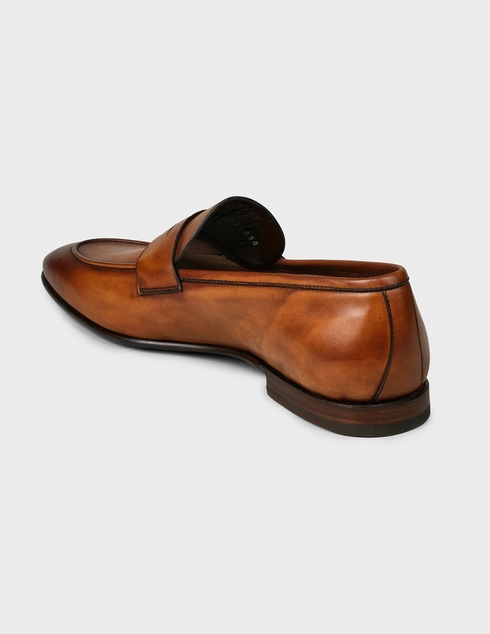 мужские коричневые Лоферы Barrett 201U090-1-brown - фото-2