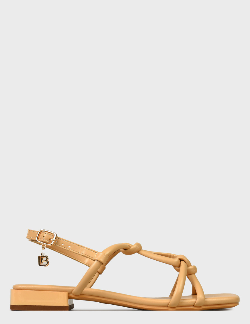женские бежевые  Сандалии Laura Biagiotti 8048-beige - фото-5