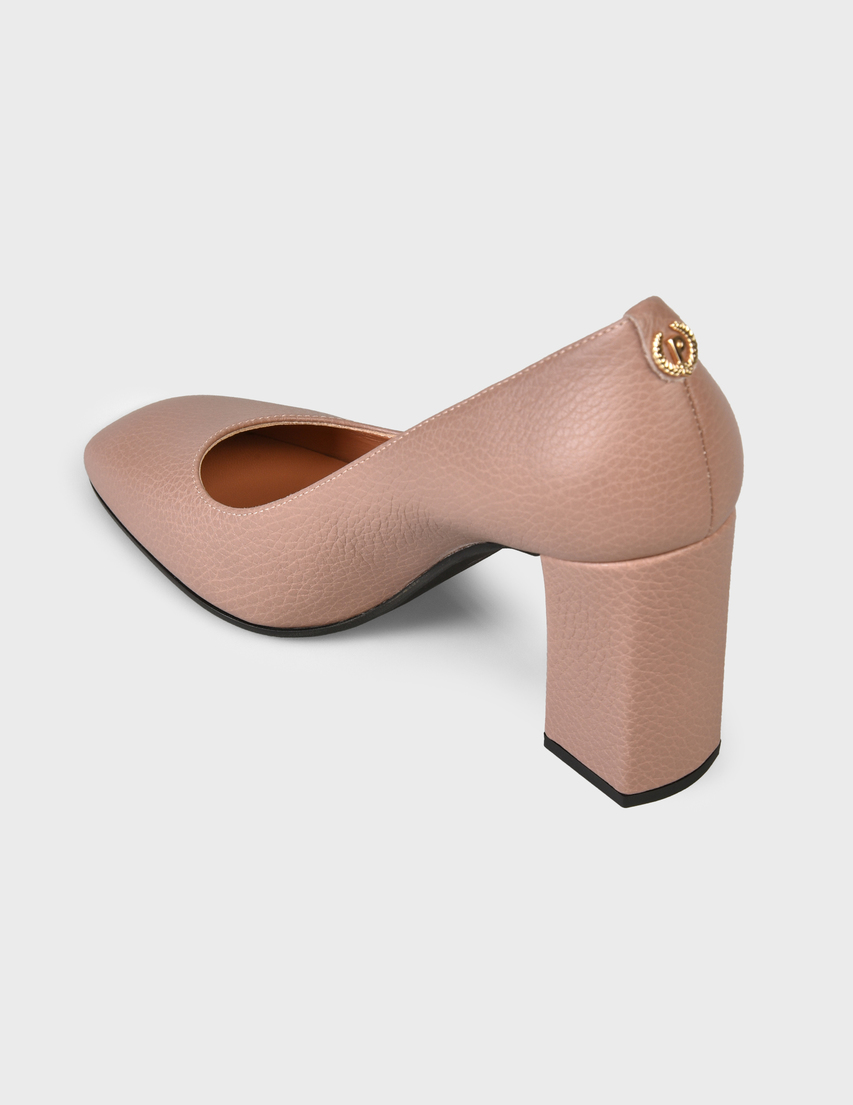 женские бежевые Туфли Pollini 1012-beige - фото-2