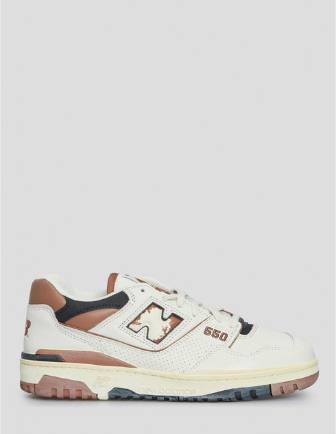 мужские многоцветные кожаные Кроссовки New Balance BB550VGC-multi - фото-5