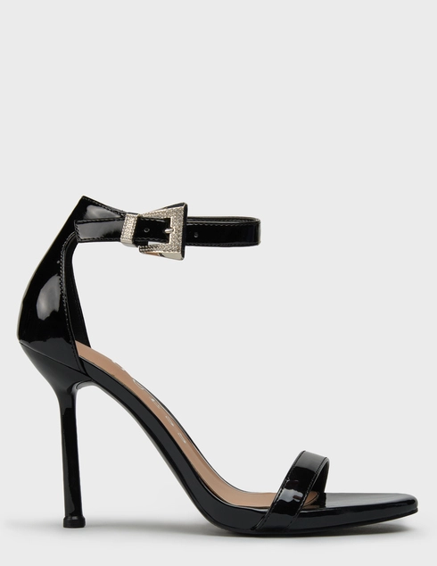 женские черные  Босоножки Guess FLPINSPAF03_black - фото-5