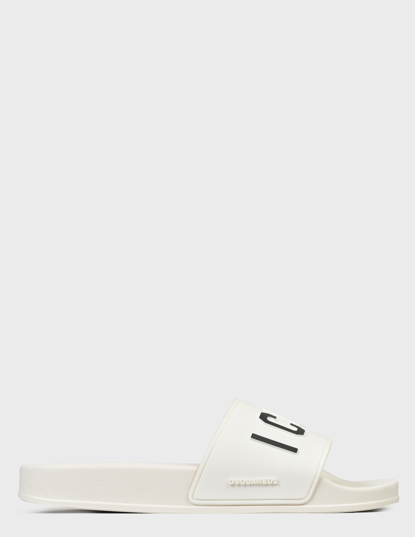 женские белые Шлепанцы Dsquared2 0017-white - фото-6