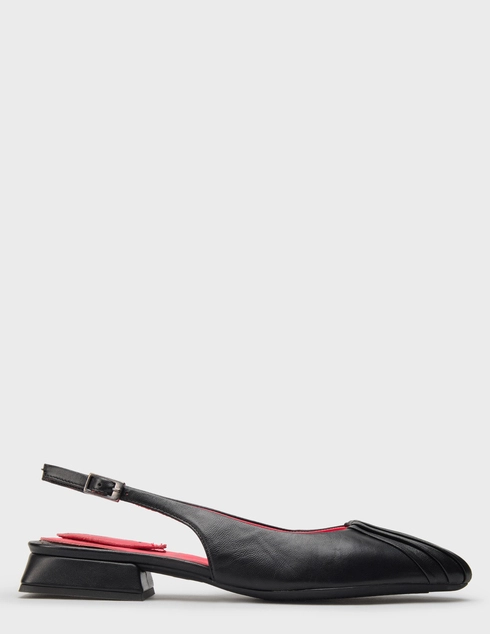 женские черные кожаные Босоножки Ross Loy RL523_black - фото-5