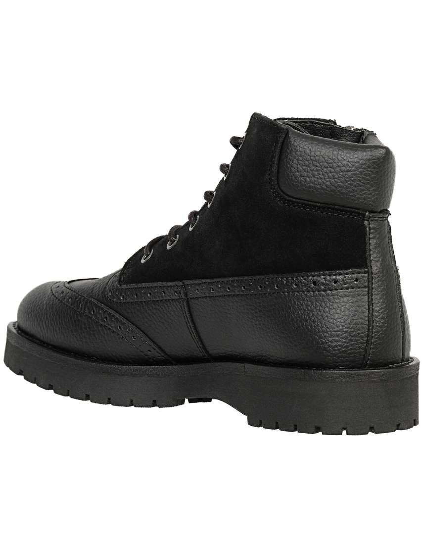 мужские черные Ботинки Trussardi 77A001219Y099999-K299 - фото-2