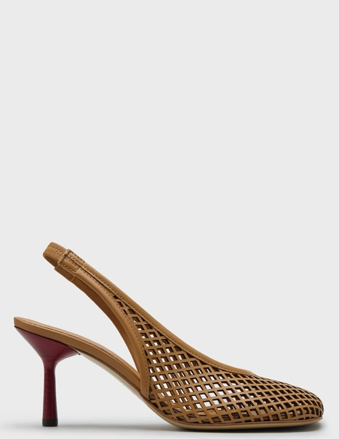 женские коричневые кожаные Босоножки Halmanera adel03_brown - фото-5