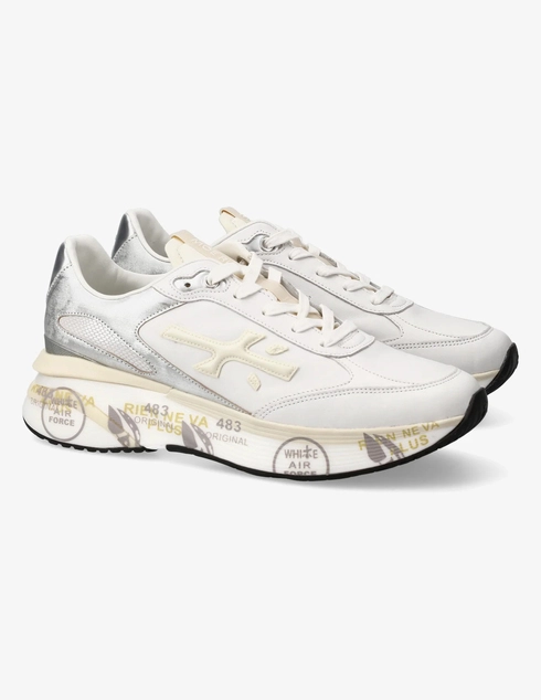 женские белые Кроссовки Premiata MOERUND_7798 - фото-2