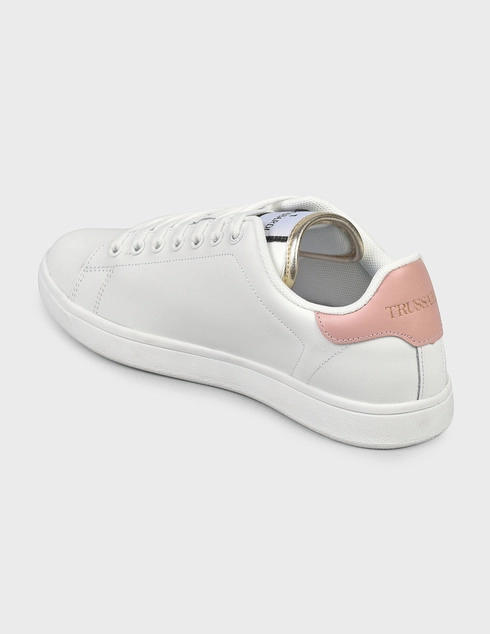 женские белые Кеды Trussardi 00553-white - фото-2