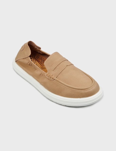 бежевые Слипоны Keddo 857103-06-06_beige