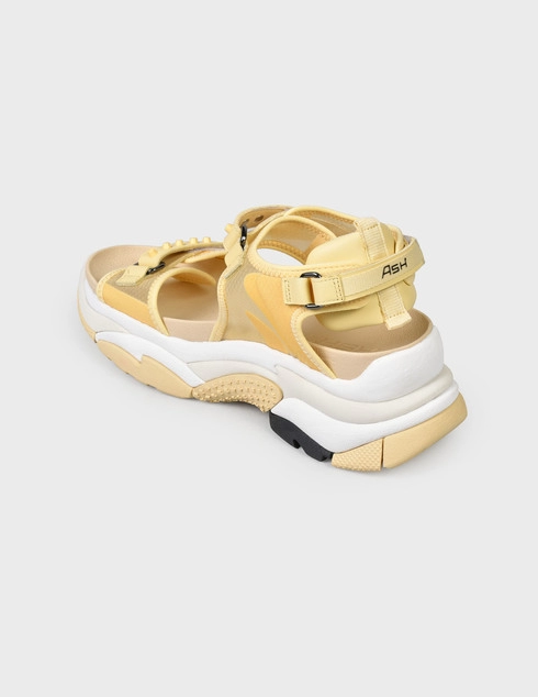 женские желтые Босоножки Ash Ace-yellow - фото-2