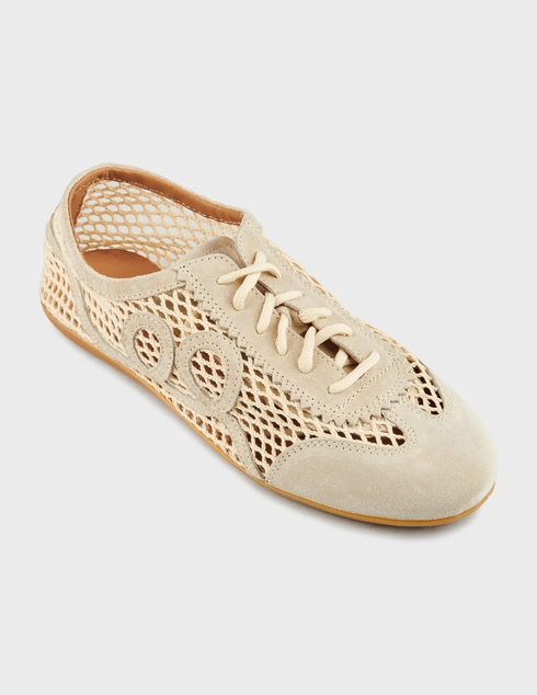 бежевые Кеды L'Estrosa 588_beige