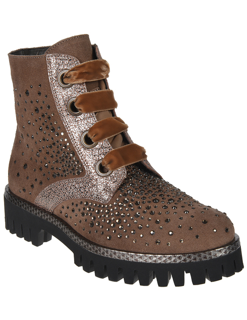 коричневые Ботинки Marzetti 78452-strass_brown