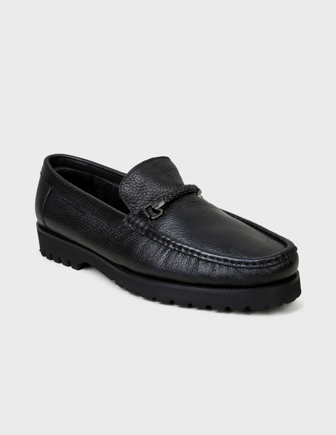 черные Лоферы Luca Guerrini 11049-black