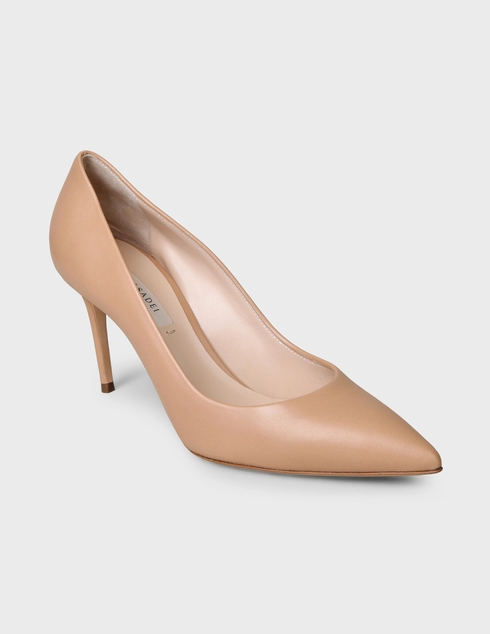 бежевые Туфли Casadei 120-beige