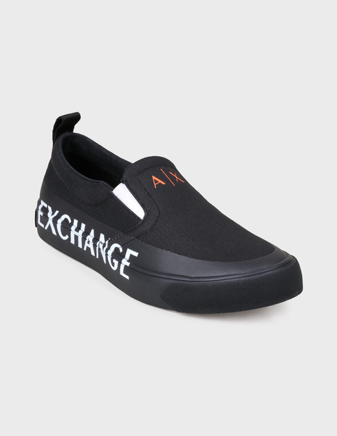 черные Слипоны Armani Exchange ХUY-003-XV211-00002-black
