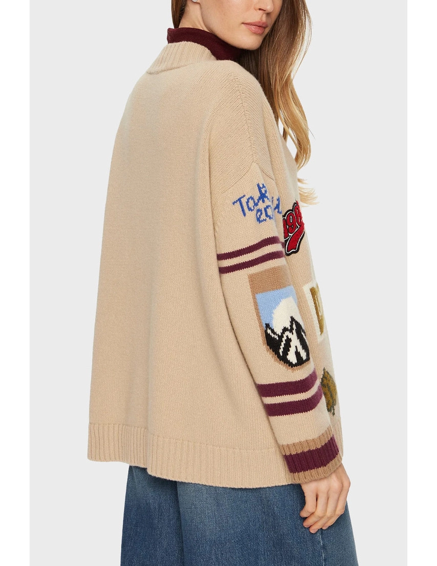 ADEAM Chunky Sallor Cardigan2020年紙タグ新品近 Кардиган Weekend Max Mara AGR-MAX_MARA_1224_216557 (Коричневый) в